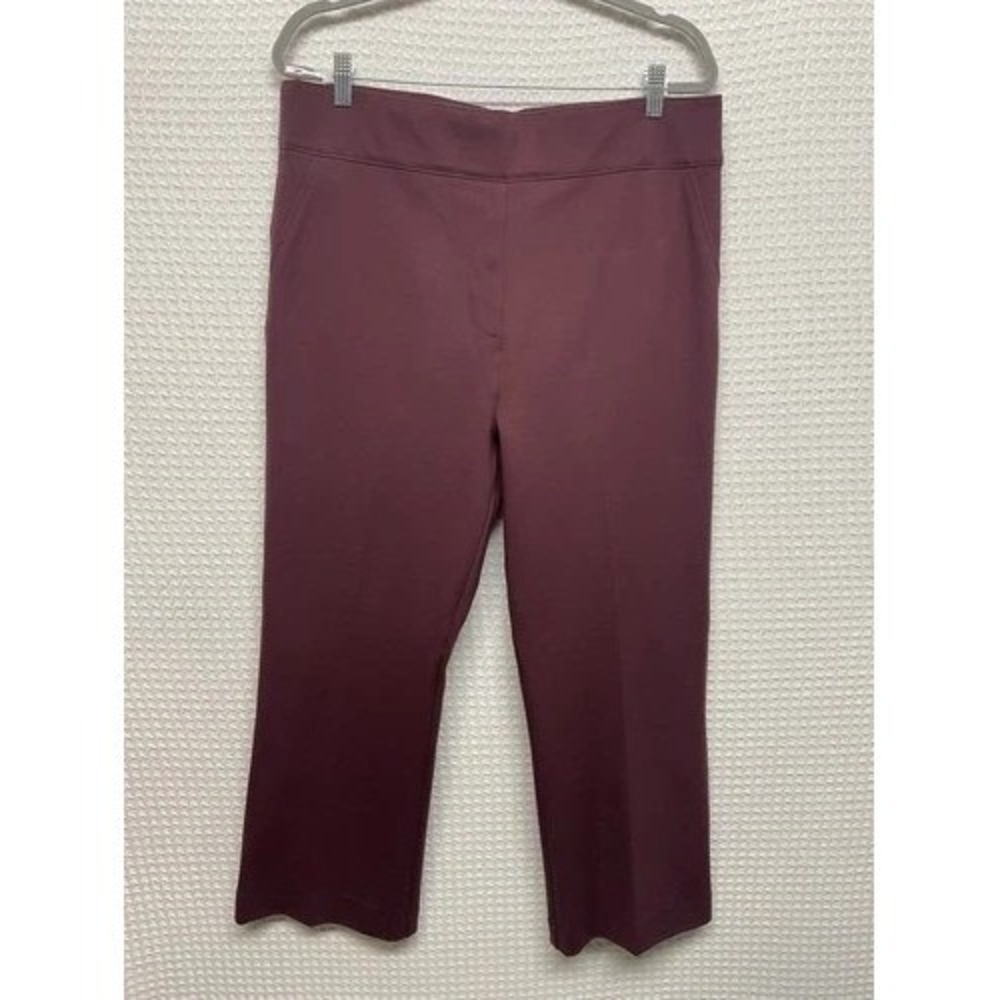 NWOT Spanx Air Essentials Plum Berry Stretch Straight Pants Women 2X Vietnam